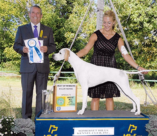 Marjetta Cover Girl shown going Best of Winners 